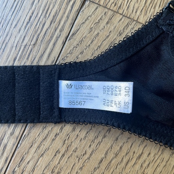 Wacoal The Awareness Underwire Bra Black Size 34D - Picture 7 of 7